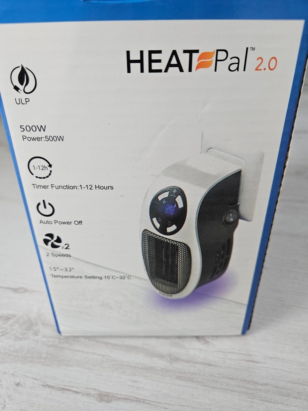 HEAT Pal 2.0 Mini Kachel 500W met Afstandsbediening, Ophalen of Verzenden, Nieuw, 500 tot 800 watt, Kachel
