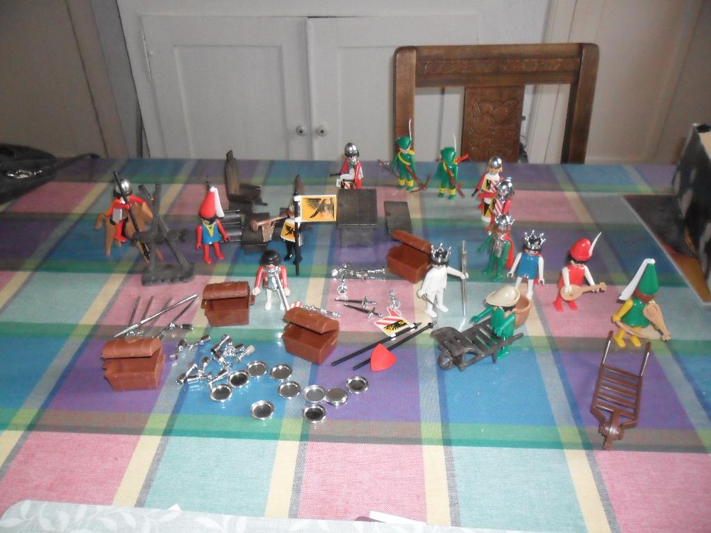 vintage Klicky  playmobil ridders en middeleeuwen, Ophalen of Verzenden, Gebruikt, Los playmobil