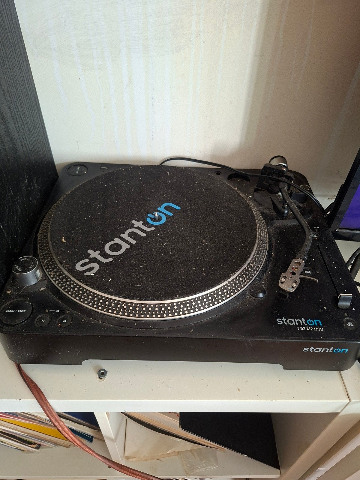 Stanton T.92 M2 USB Platenspeler - Knop defect, Ophalen, Niet werkend, Platenspeler, Overige merken