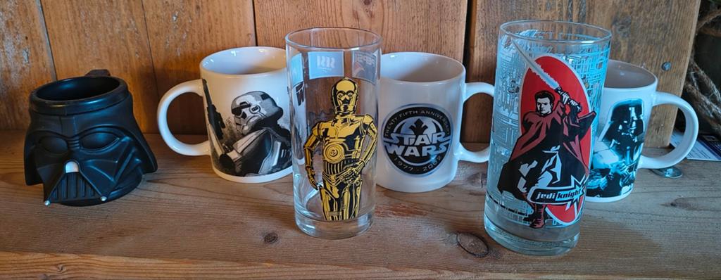 Star Wars bekers en glazen, Verzamelen, Star Wars, Ophalen of Verzenden, Zo goed als nieuw, Gebruiksvoorwerp