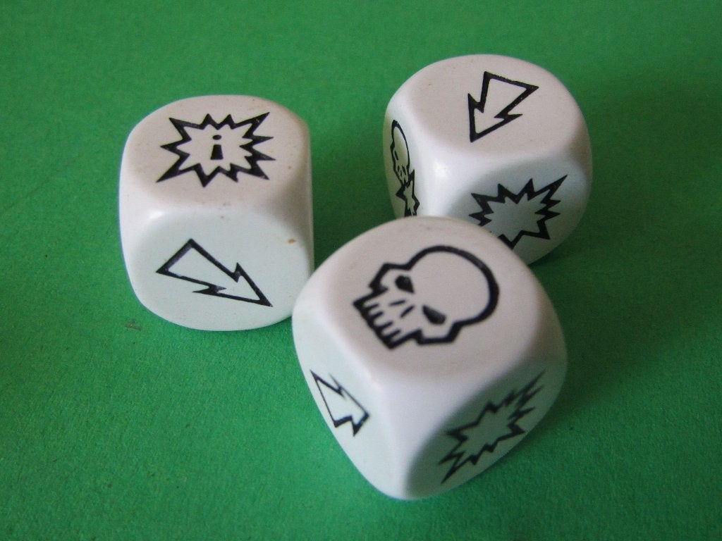 Blood Bowl Dice - 1994, Hobby en Vrije tijd, Verzenden, Zo goed als nieuw, Overige soorten, Toebehoren