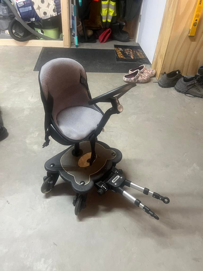 Eichhorn Meerijdplankje met zitje voor kinderwagen, Ophalen, Gebruikt