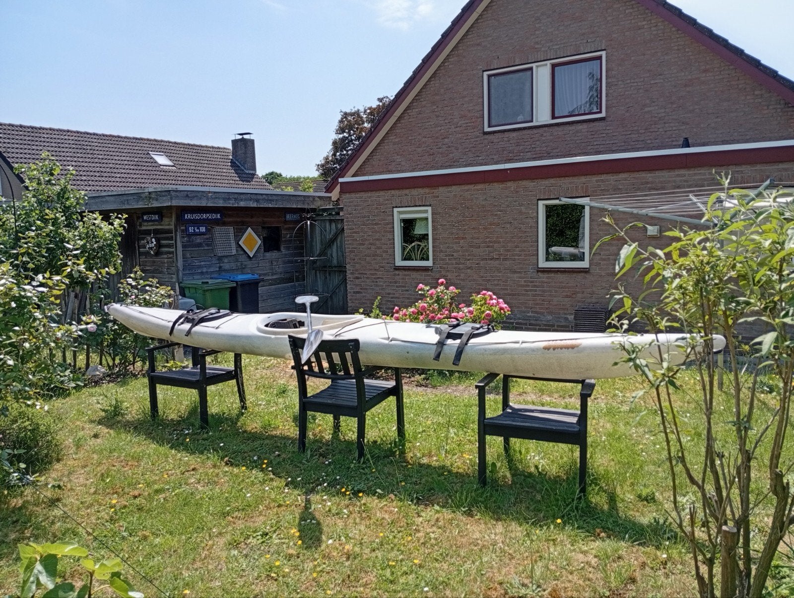 Ulysse Rotomod Kajak met peddel, Ophalen, Gebruikt, 1-persoons