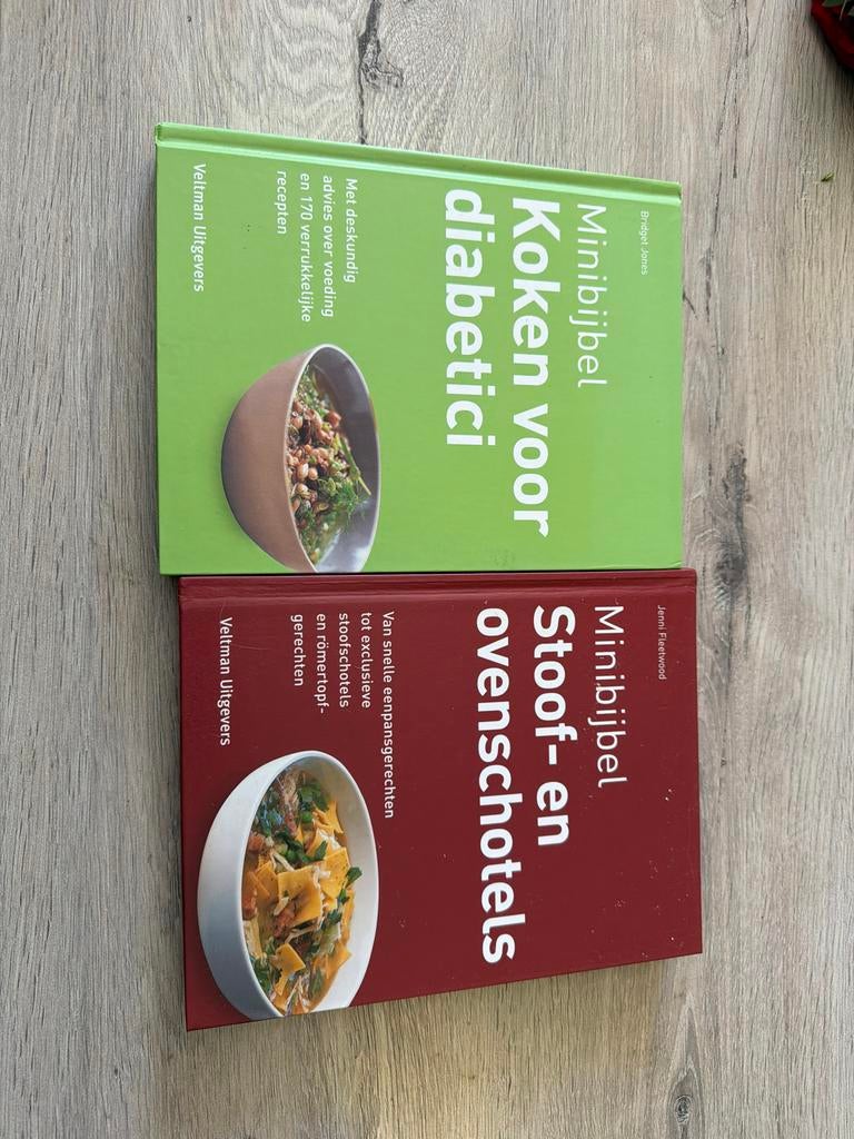 Minibijbel Kookboeken: Diabetici & Stoof-/Ovenschotels, Hoofdgerechten, Ophalen of Verzenden, Zo goed als nieuw, Gezond koken