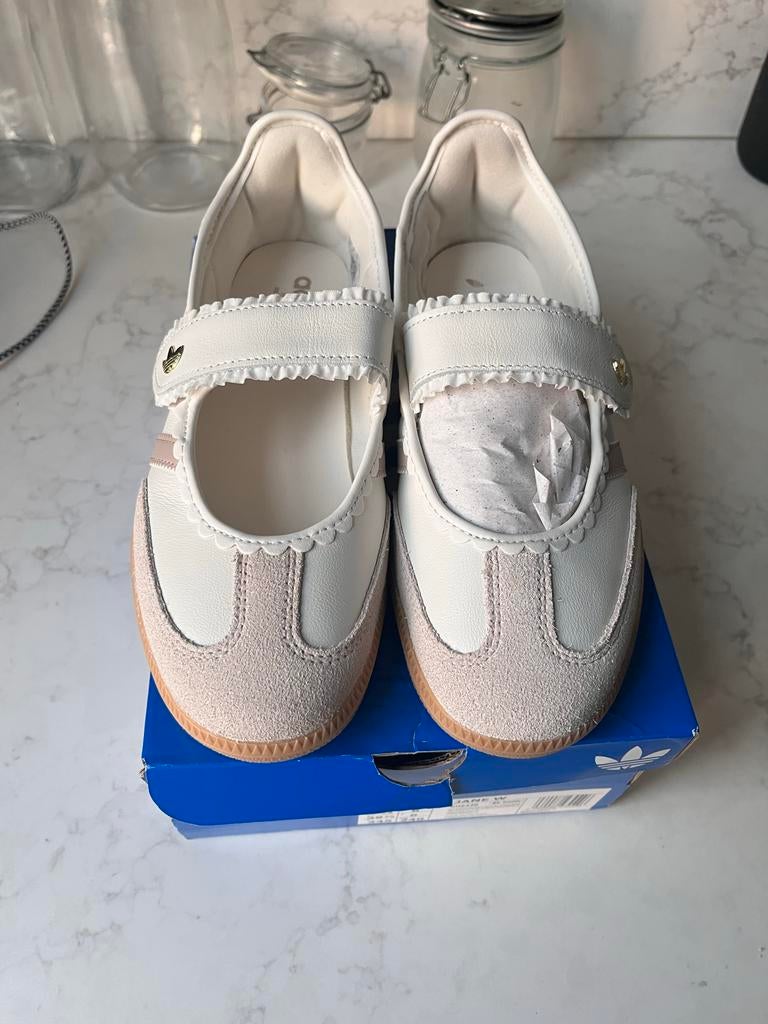 Adidas Samba Mary Jane sneakers - Nieuw - 38, 39 1/3 en 40, Ophalen of Verzenden, Zo goed als nieuw, Wit, Sneakers of Gympen