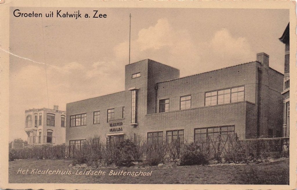 703-448-015 Katwijk aan Zee Het Kleuterhuis-Leidsche Buiten, Verzamelen, Ansichtkaarten | Nederland, Verzenden, Voor 1920, Zuid-Holland