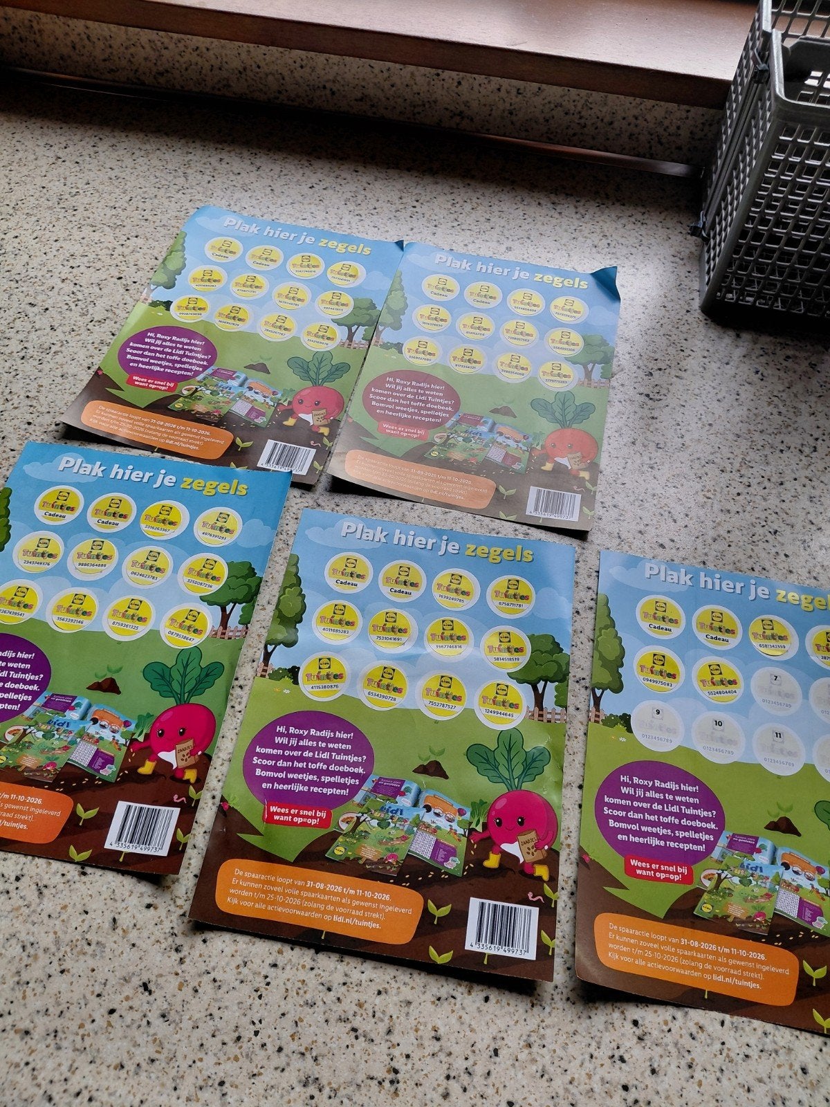 Lidl Tuintjes spaarkaarten - Roxy Radijs doeboek, Ophalen of Verzenden