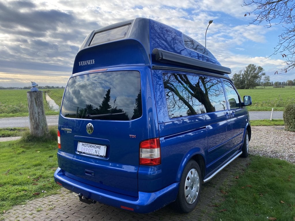Volkswagen T5 California Polyroof 2007 DSG Automaat 174 Pk, Automaat, Buscamper of Camperbus, Volkswagen, Treinzit