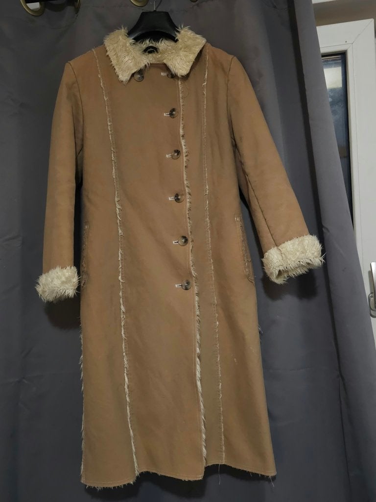 Eddy;s Jackets Dames winterjas Maat M, Maat 38/40 (M), Beige, Ophalen of Verzenden, Zo goed als nieuw