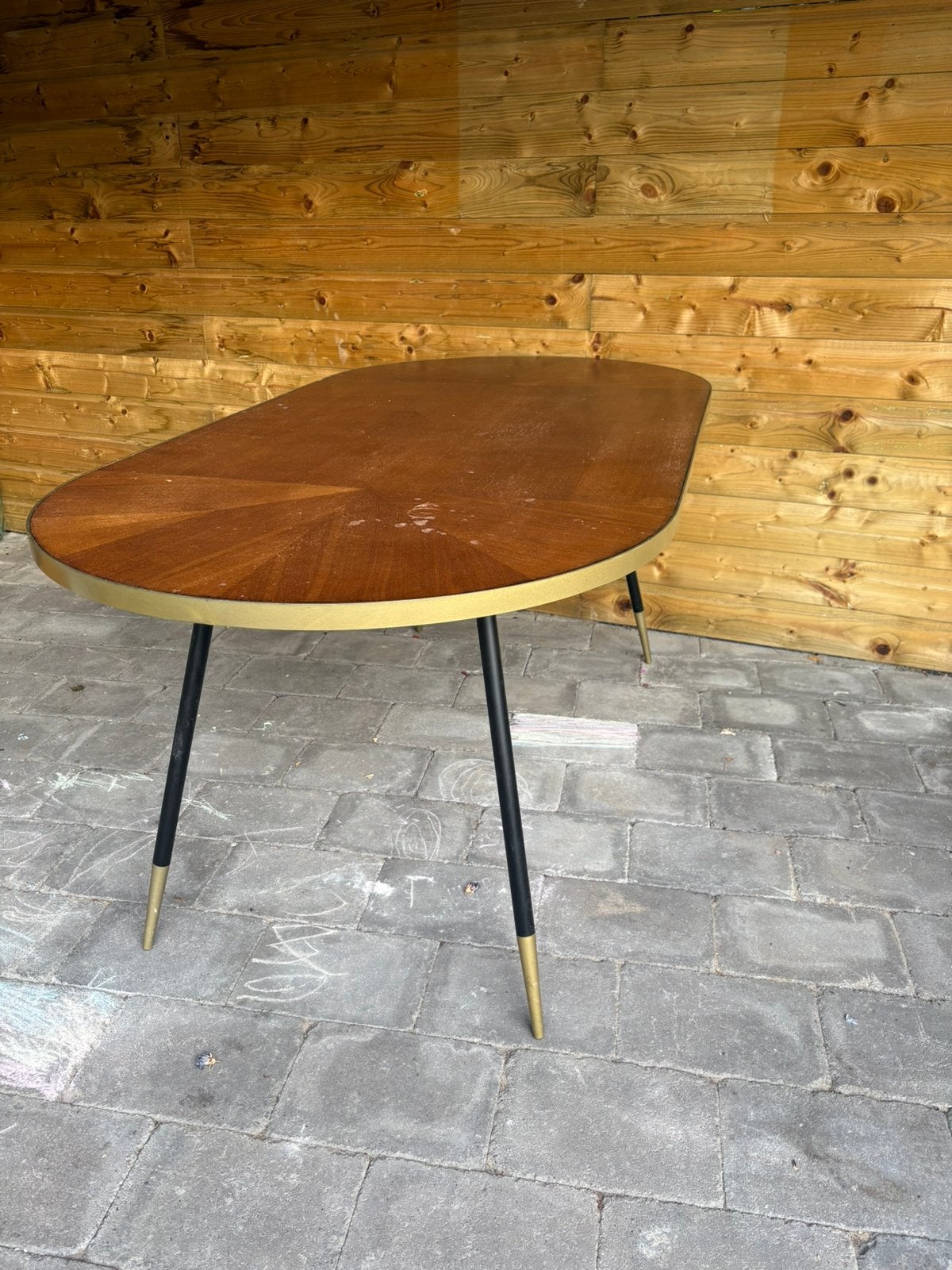 Eettafel retro, Ophalen, Gebruikt, 75 cm of meer, 60 cm of meer