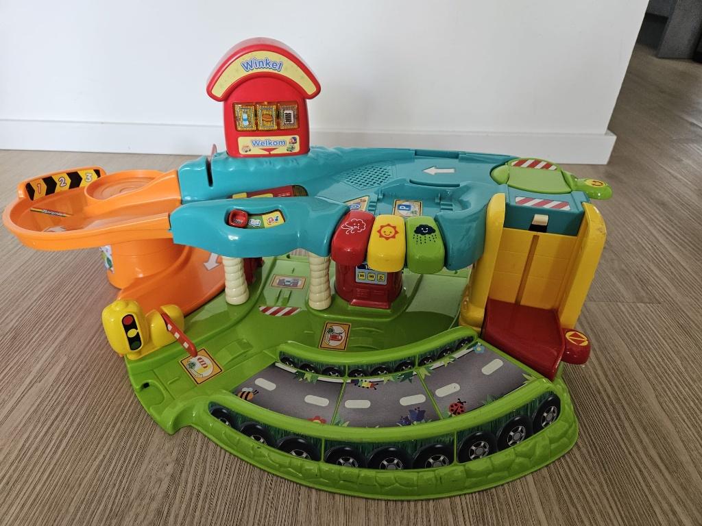 Garage + auto's, Vtecht toet toet auto's, Ophalen, Gebruikt, 2 tot 4 jaar