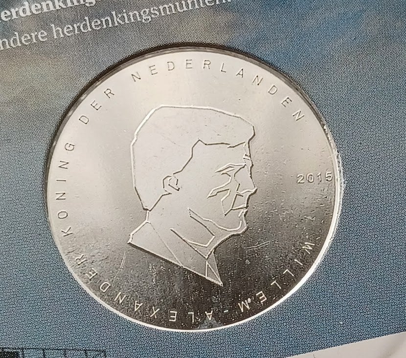 Het Waterloo Vijfje 2015 UNC coincard, Verzenden, Koningin Beatrix, Euro's, Setje
