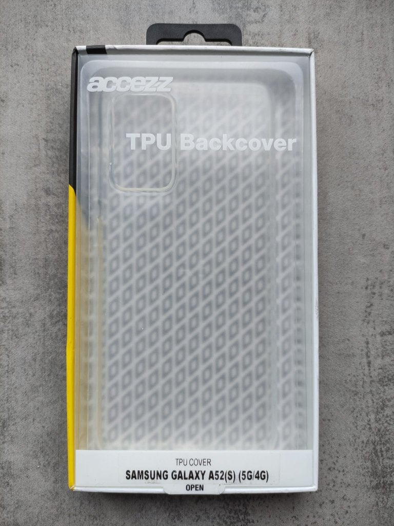 Nieuw! Telefoonhoesje Samsung A52 transparant in doosje, Ophalen of Verzenden, Nieuw