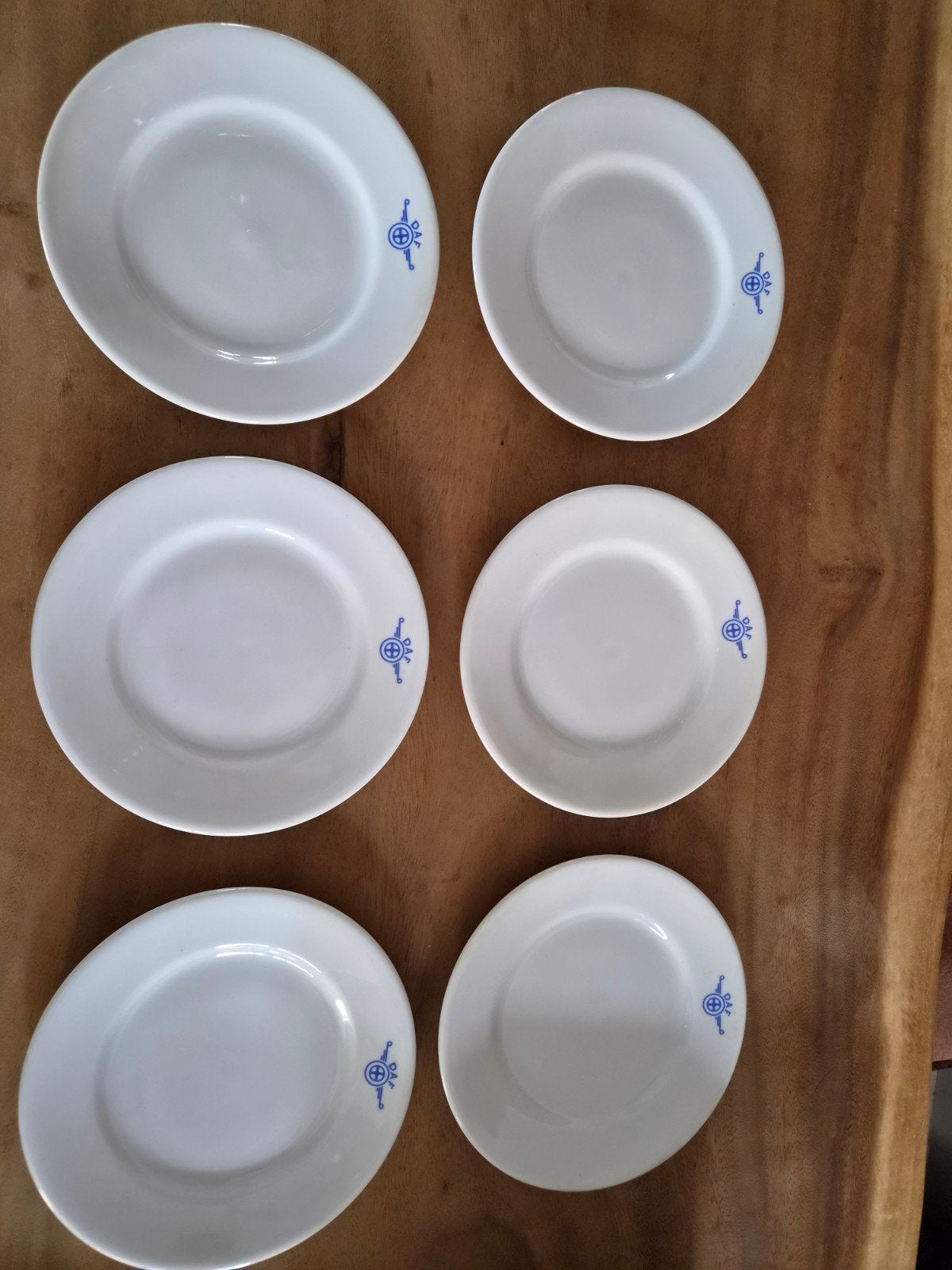 DAF borden, Antiek en Kunst, Antiek | Servies los, Ophalen of Verzenden