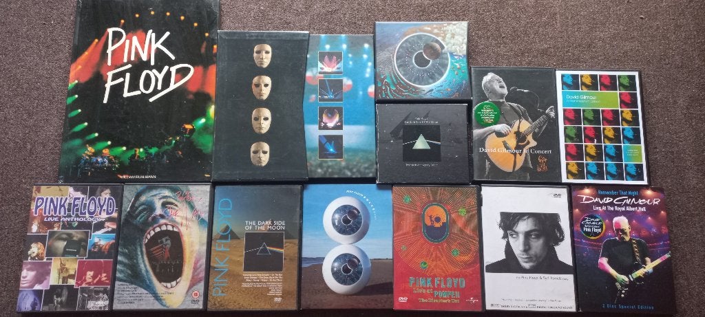 Pink floyd pakket, dvd's, cd's, boek, 16disc set in 1 koop, Inclusief boekje, Verzenden, Alle leeftijden, Verzameling