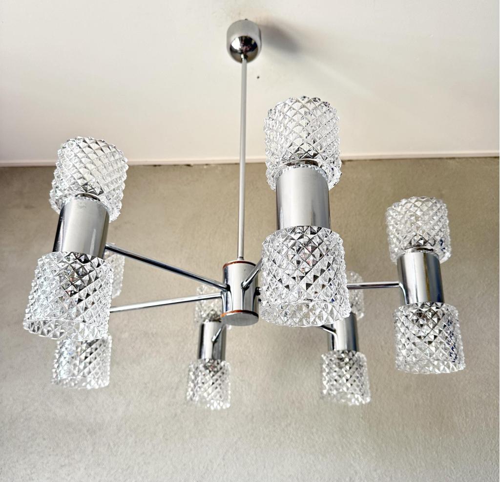 Vintage Kaiser Leuchten hanglamp, Niet ingevuld, Gebruikt, Mid century modern, Niet ingevuld