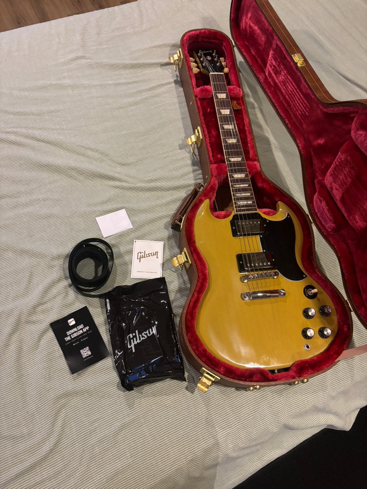 Gibson SG ‘61 Standard TV Yellow, Muziek en Instrumenten, Snaarinstrumenten | Gitaren | Elektrisch, Ophalen, Zo goed als nieuw