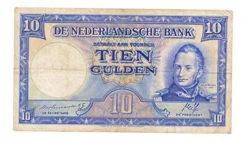 Nederland 10 Gulden 1945 II Staatsmijnen