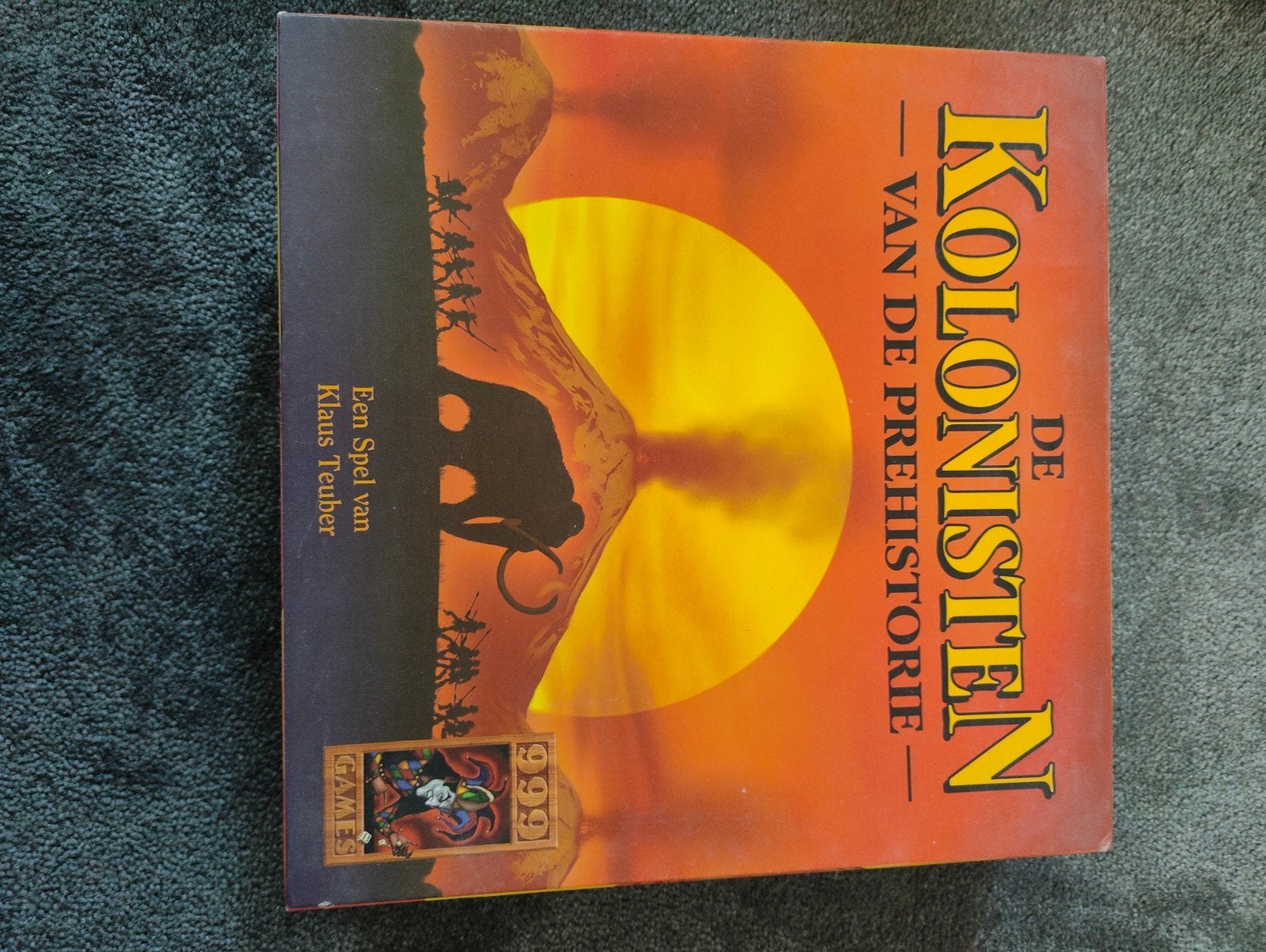 De Kolonisten van de Prehistorie - Bordspel, Hobby en Vrije tijd, Drie of vier spelers, Ophalen of Verzenden, Gebruikt, 999 Games