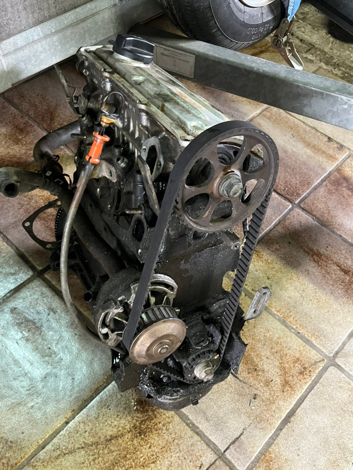 Motorblok polo 86c 1.1. Werkend uitgebouwd., Ophalen