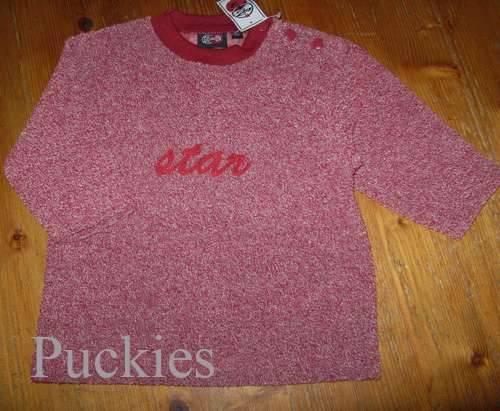 Rode Go On trui maat 80 NIEUW (8556), Kinderen en Baby's, Babykleding | Maat 80, Truitje of Vestje, Go On, Nieuw, Ophalen of Verzenden