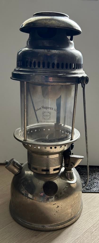 Vintage Petrolite Super 500 CP Automatische Petroleumlamp, Ophalen