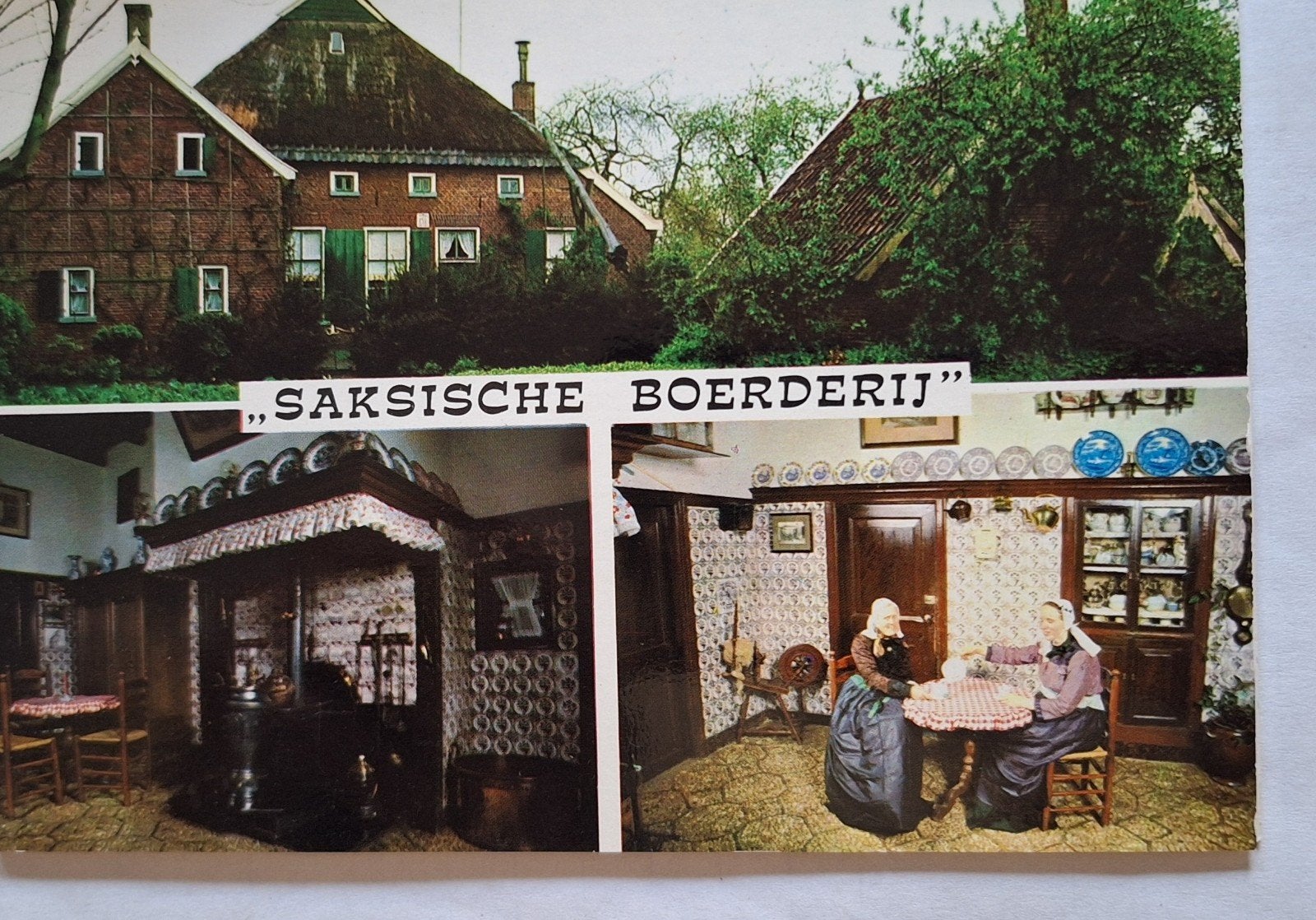 Ansichtkaart Saksische Boerderij Erve Brooks Gelselaar, Ophalen of Verzenden