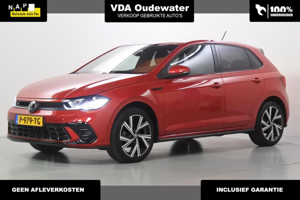Volkswagen Polo 1.0 TSi R-Line NL auto NAP 17" Bergamo, Stof, Gebruikt, Euro 6, 1072 kg