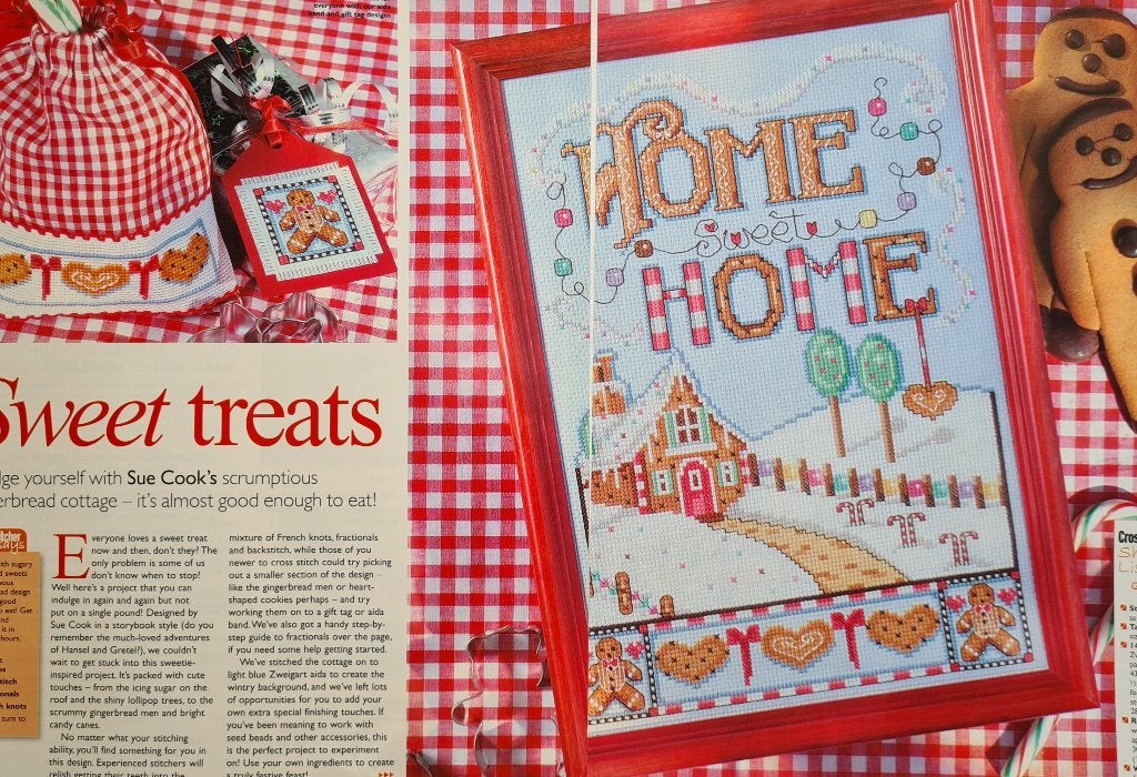 Home sweet Home Kerst borduurpatroon, Hobby en Vrije tijd, Ophalen, Nieuw, Handborduren, Patroon