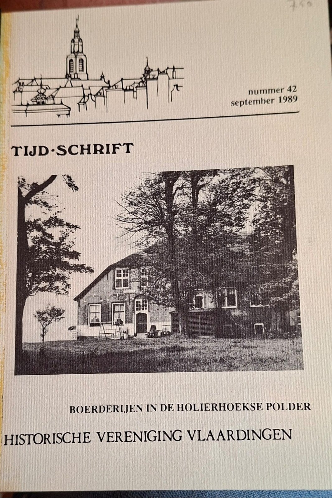 Tijdschrift Historische Vereniging Vlaardingen 1989, Boeken, Ophalen of Verzenden, Gelezen, Overige typen