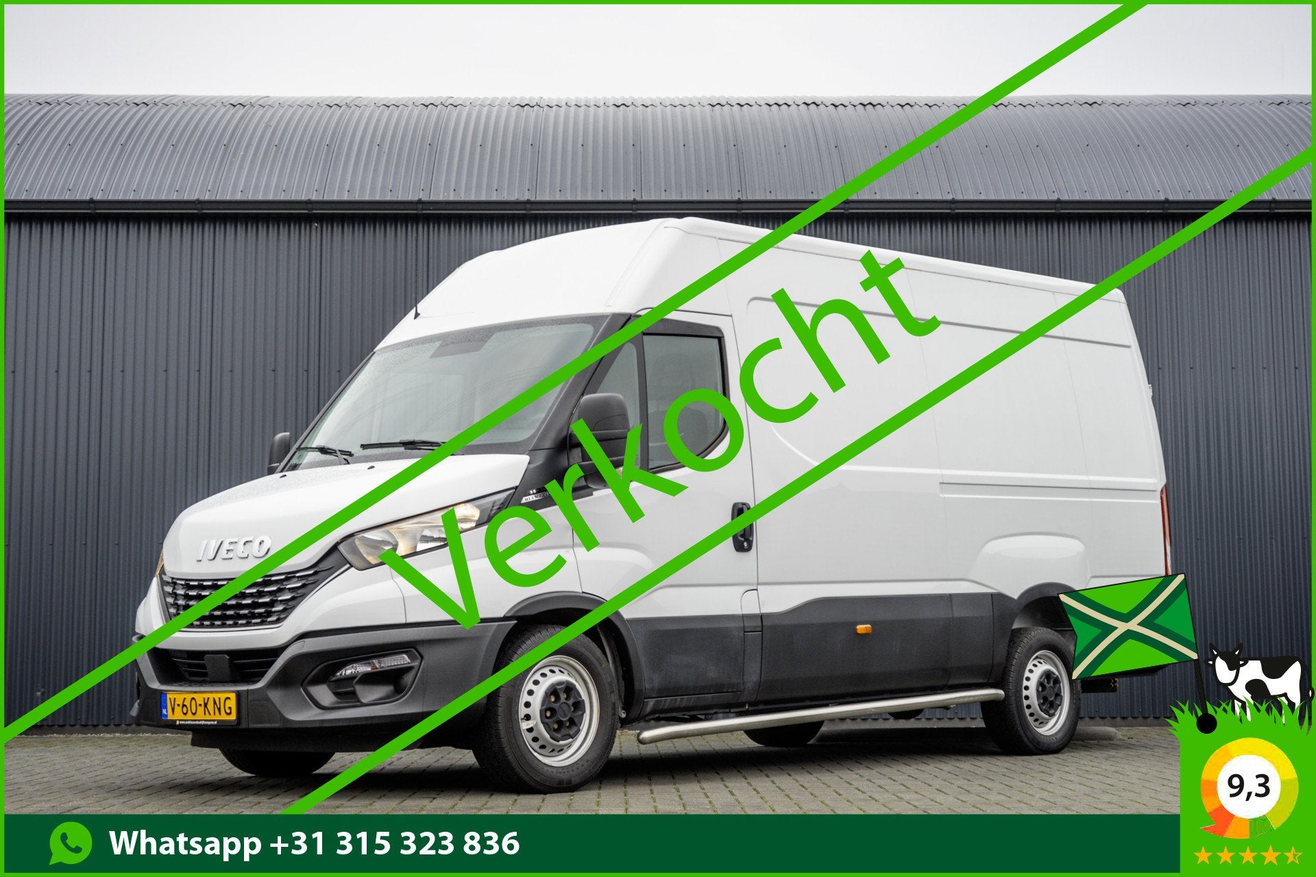 Iveco Daily *35S14V 2.3 L2H2 | Automaat | Euro 6 | Cruise |, Auto's, Automaat, Gebruikt, Iveco, Wit