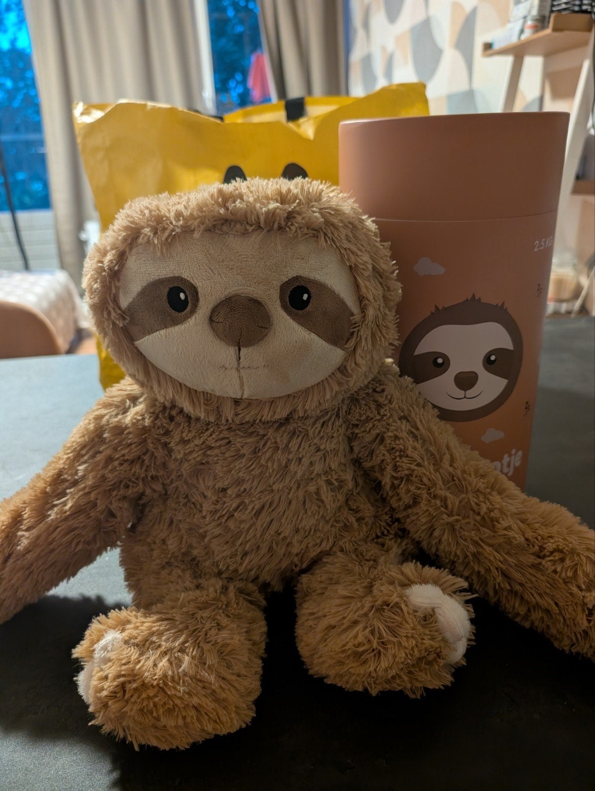 Lotgenootje Luiaard Knuffel, Overige typen, Nieuw, Ophalen of Verzenden, Middelgroot (20 tot 80 cm)