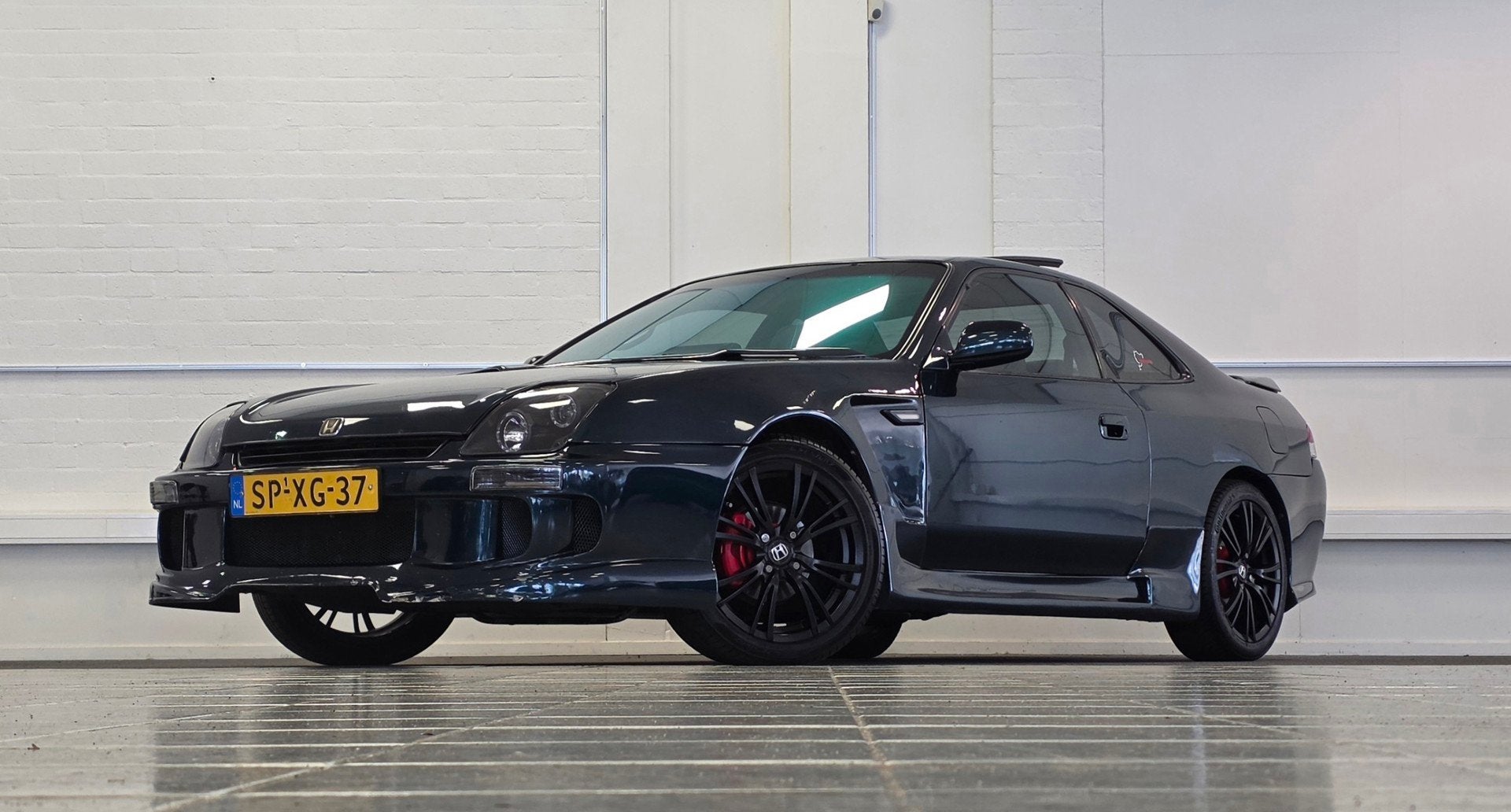 Honda Prelude 2.0i 16V Type R uitgevoerd Led Xenon Camera An, Stof, Gebruikt, Zwart, 133 pk