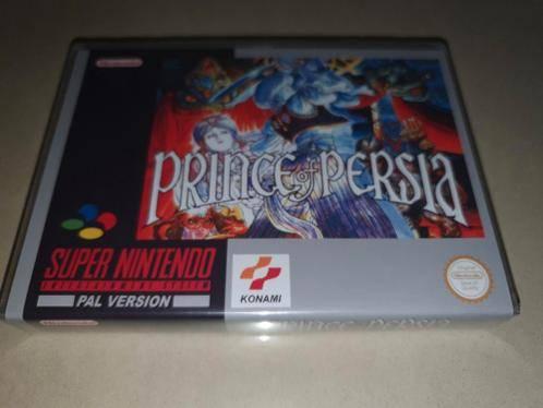 Prince of Persia SNES Game Case, Spelcomputers en Games, Avontuur en Actie, Verzenden, 1 speler, Zo goed als nieuw
