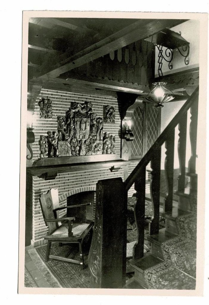 Arcen : MAASHOTEL - Halletje met Trappenhuis, Verzenden, 1940 tot 1960, Gelopen, Limburg