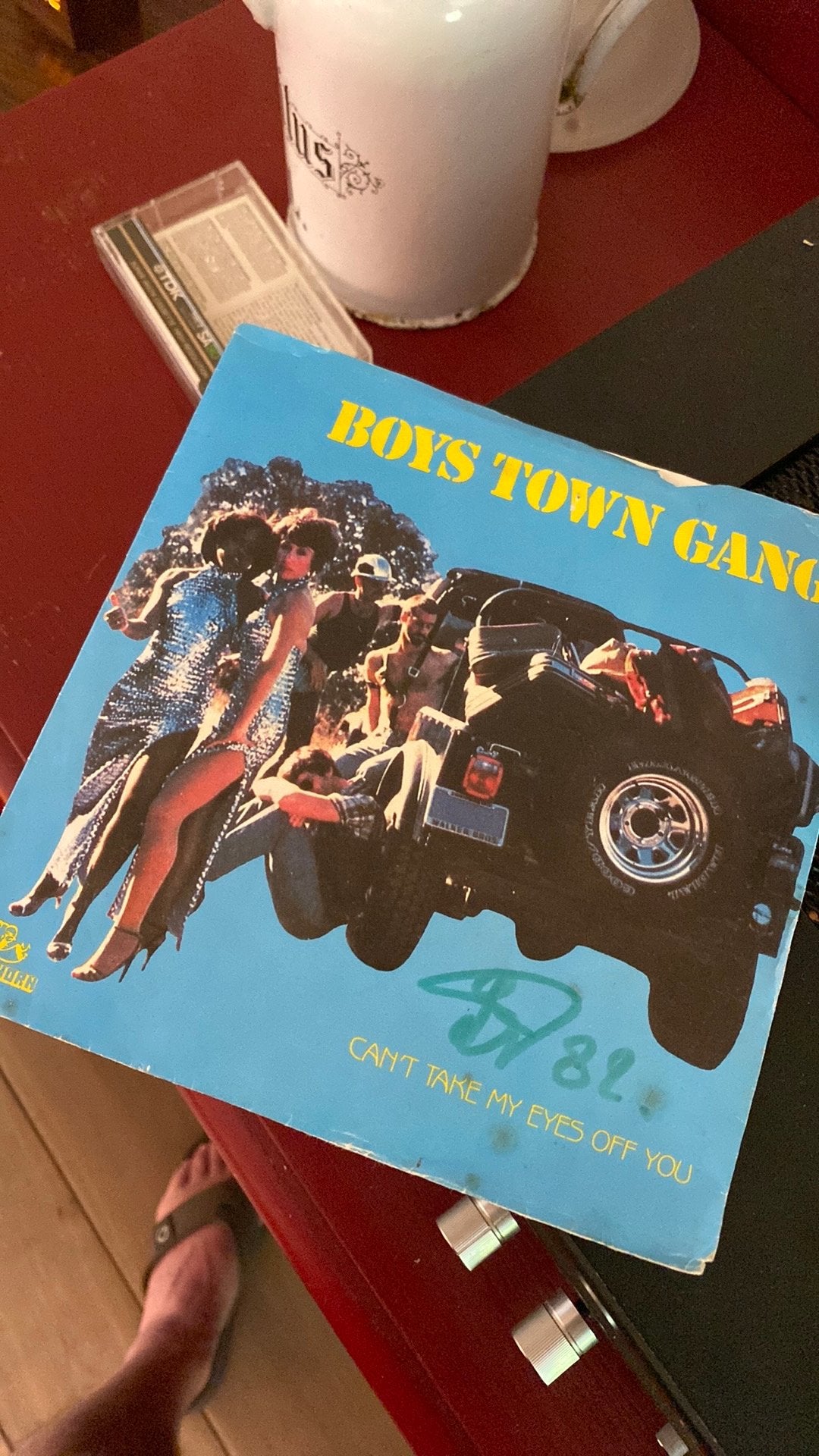 Boys town gang ‘can’t take my eyes off you ‘ 1982, Ophalen of Verzenden, 1980 - 1989, Gebruikt, Pop