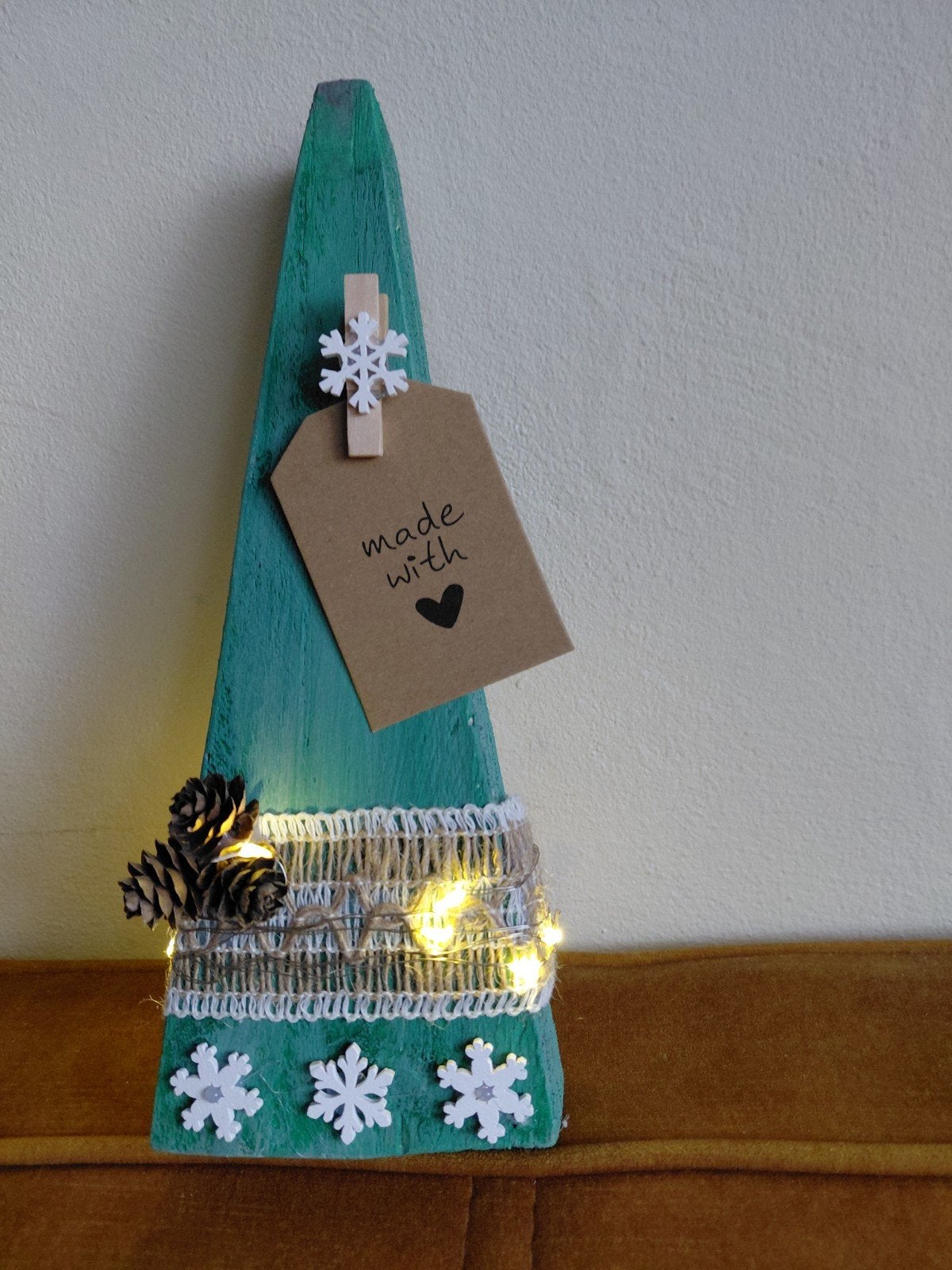 houten deco kerstboompje, Diversen, Ophalen, Nieuw