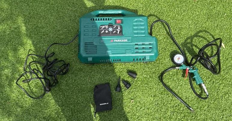 Parkside Compressor Lidl - pkz 180 c3 - Compact en Krachtig, Doe-het-zelf en Verbouw, Ophalen, Gebruikt, 6 tot 10 bar, Minder dan 200 liter/min