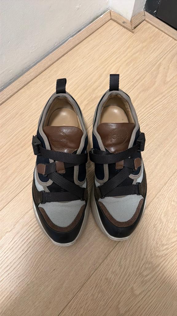 Chloe sneakers, Ophalen, Bruin, Sneakers of Gympen, Gedragen
