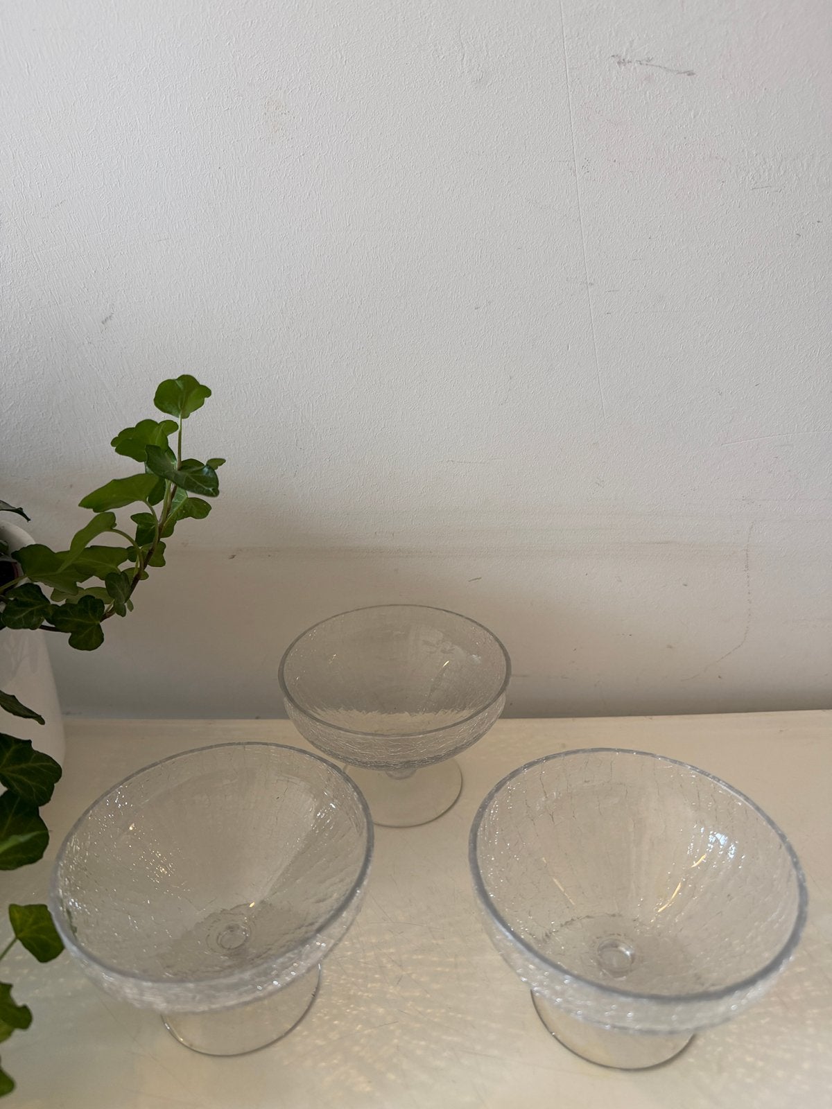 3 dessert schaaltjes vintage Scandinavisch design, Ophalen of Verzenden