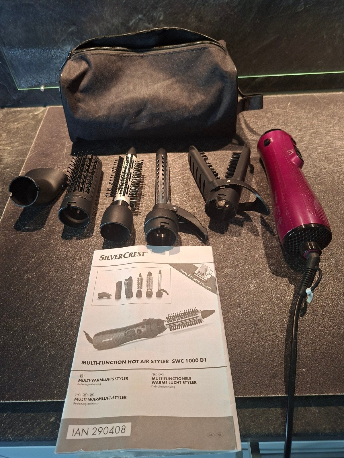 Silvercrest Multi-Function Hot Air Styler SWC 1000 D1, Ophalen
