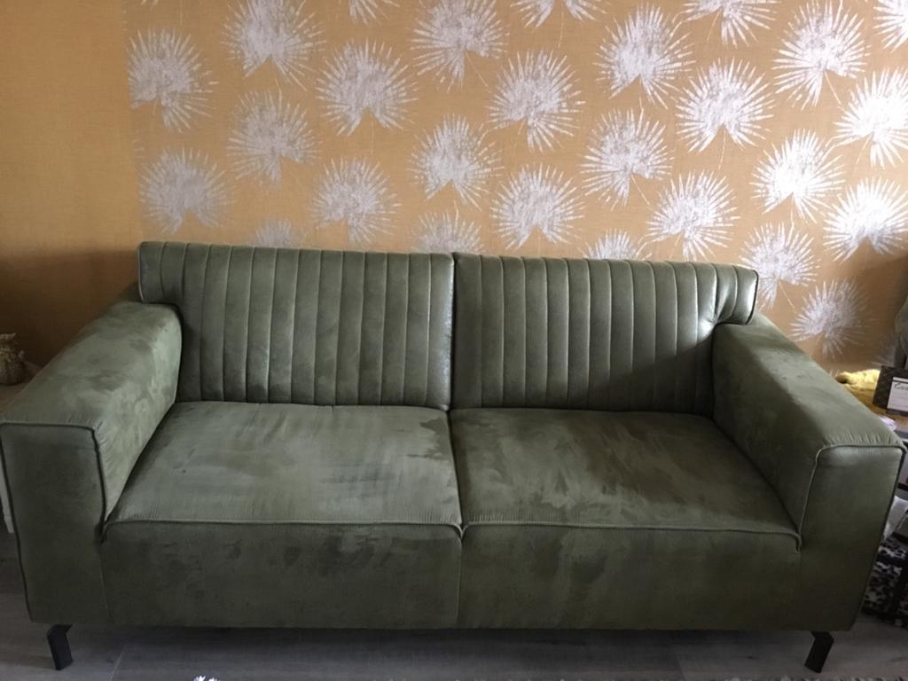 Zeer mooi geïmpregneerd bankstel, Ophalen, 150 tot 200 cm, Driepersoons, 75 tot 100 cm
