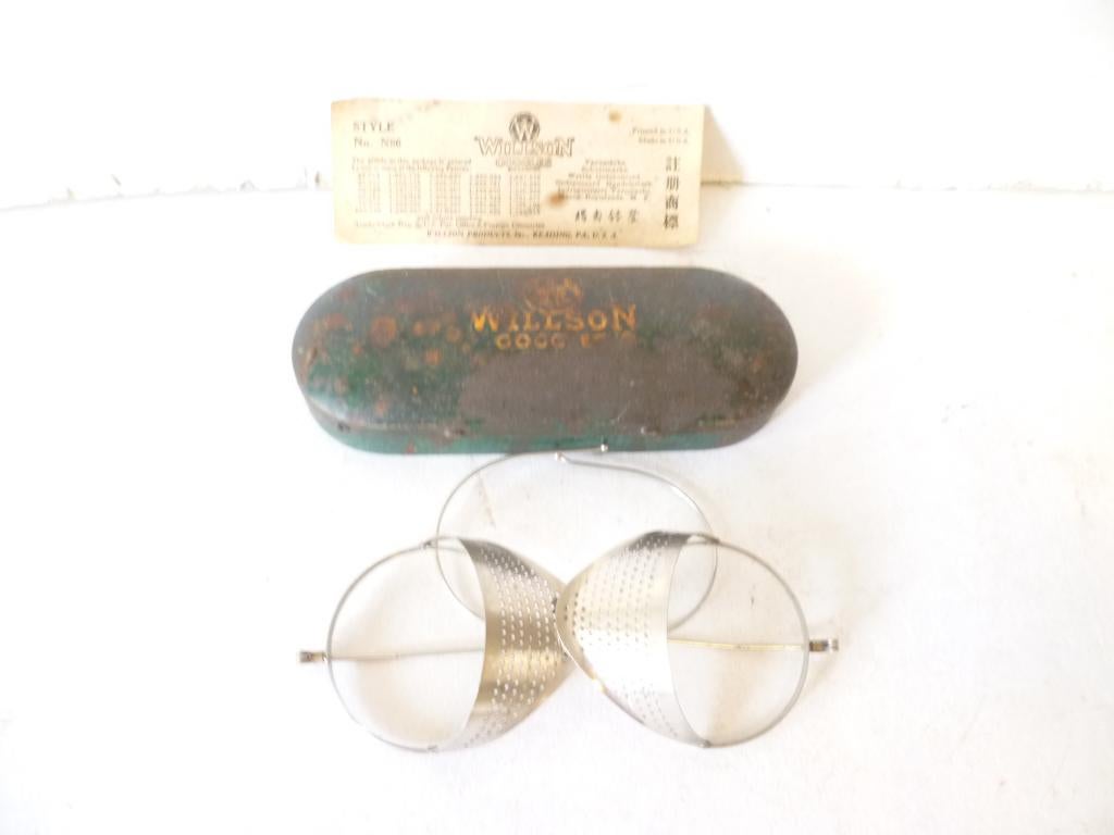Antieke Bril Willson Motorcycle Goggles Style nr 86  1920/30, Ophalen of Verzenden