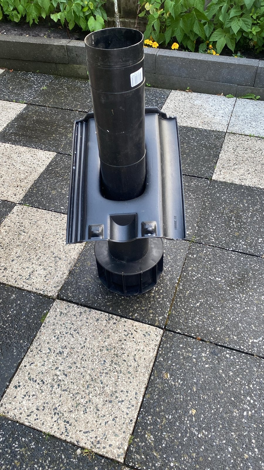 Dakdoorvoer / ventilatiedoorvoer / rioolontluchting, Doe-het-zelf en Verbouw, Kunststof, Gebruikt, Zwart, Overige typen