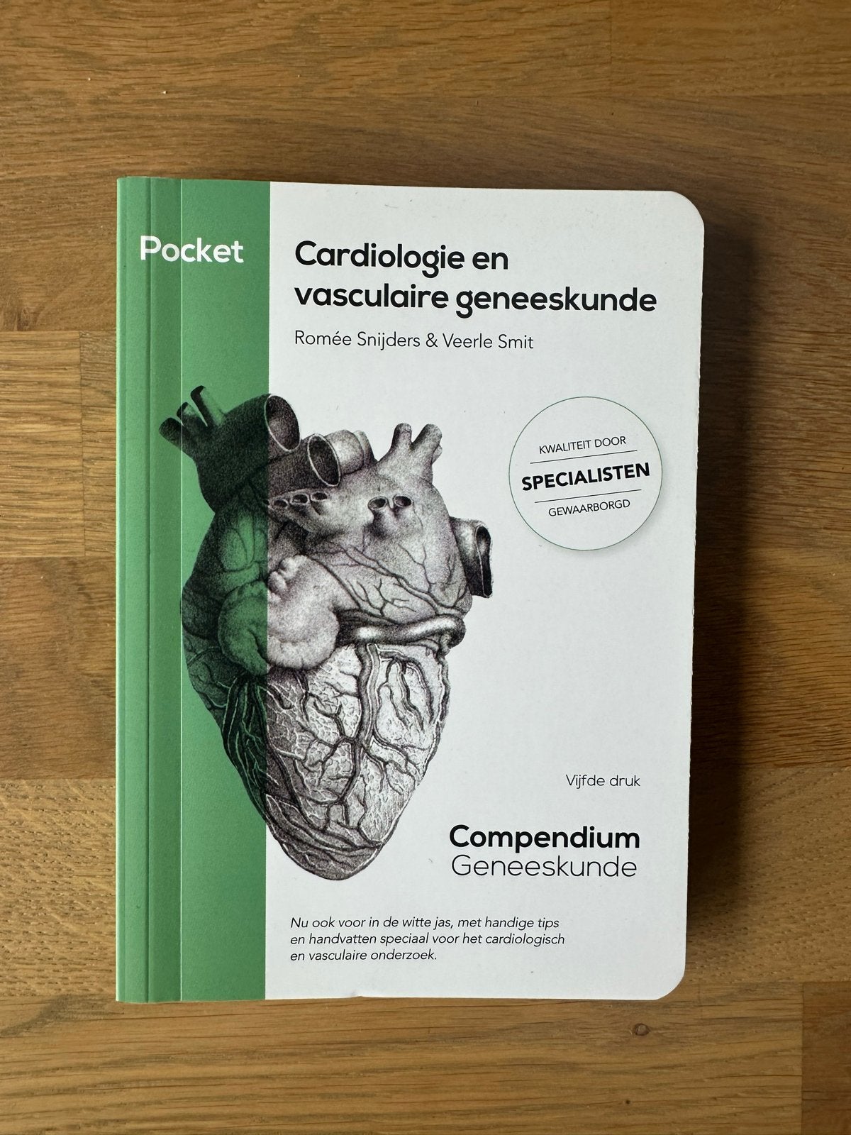 Compendium Pocket Cardiologie en vasculaire geneeskunde, Boeken, Studieboeken en Cursussen, Ophalen of Verzenden, Beta, Nieuw