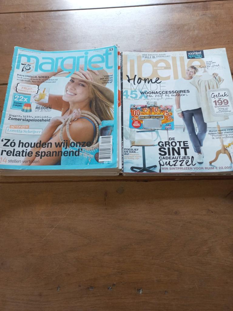 6 Margriet en 4 Libelle tijdschriften - Gelezen, Boeken, Ophalen of Verzenden