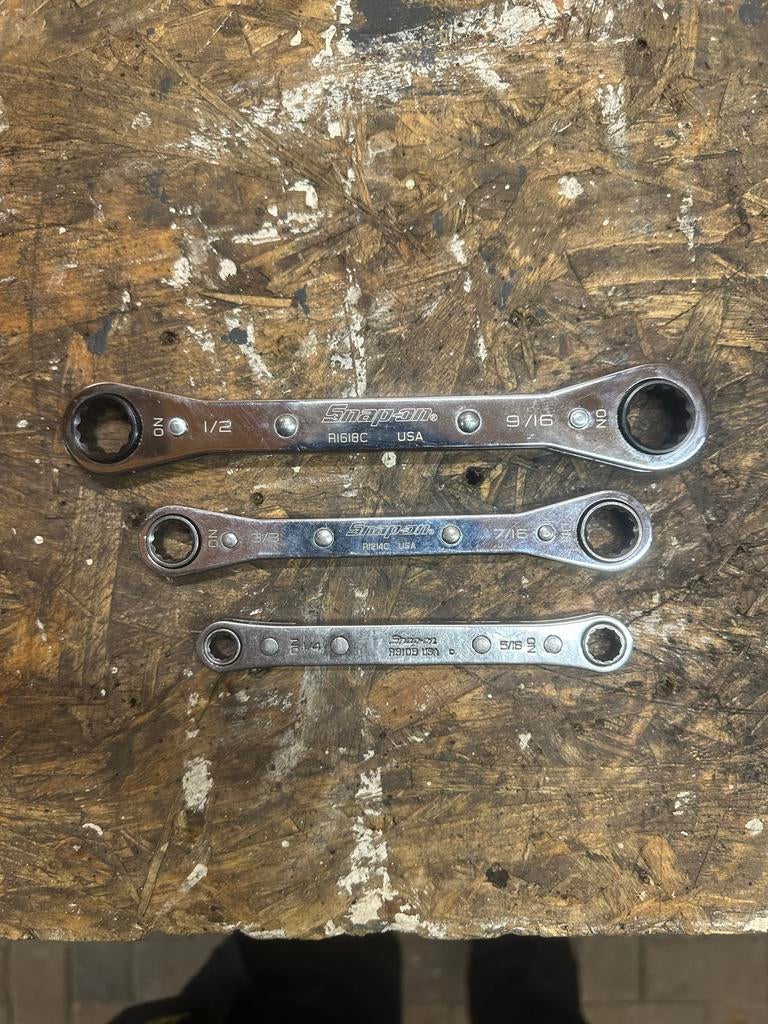 Snap-on ringratelsleutels set, Ophalen of Verzenden, Gebruikt