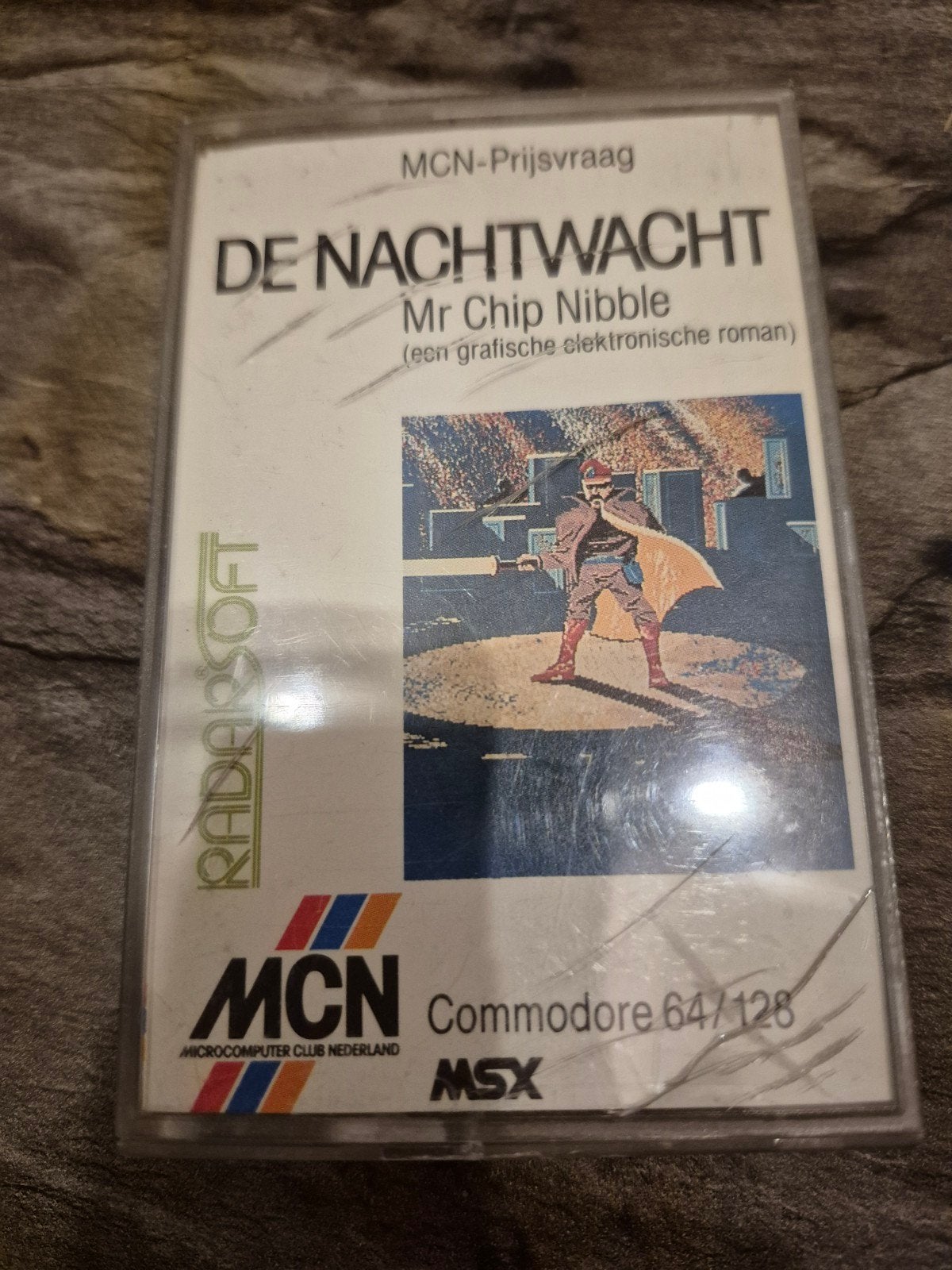 De Nachtwacht Mr Chip Nibble Commodore 64/128 MSX, Spelcomputers en Games, Games | Overige, Gebruikt, Overige genres, 1 speler