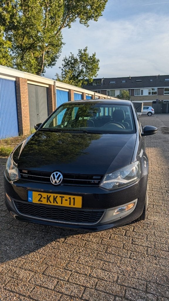Volkswagen Polo 1.6 TDI 90PK | Navi | Climate | Cruise | PDC, Voorwielaandrijving, Stof, 4 cilinders, Zwart