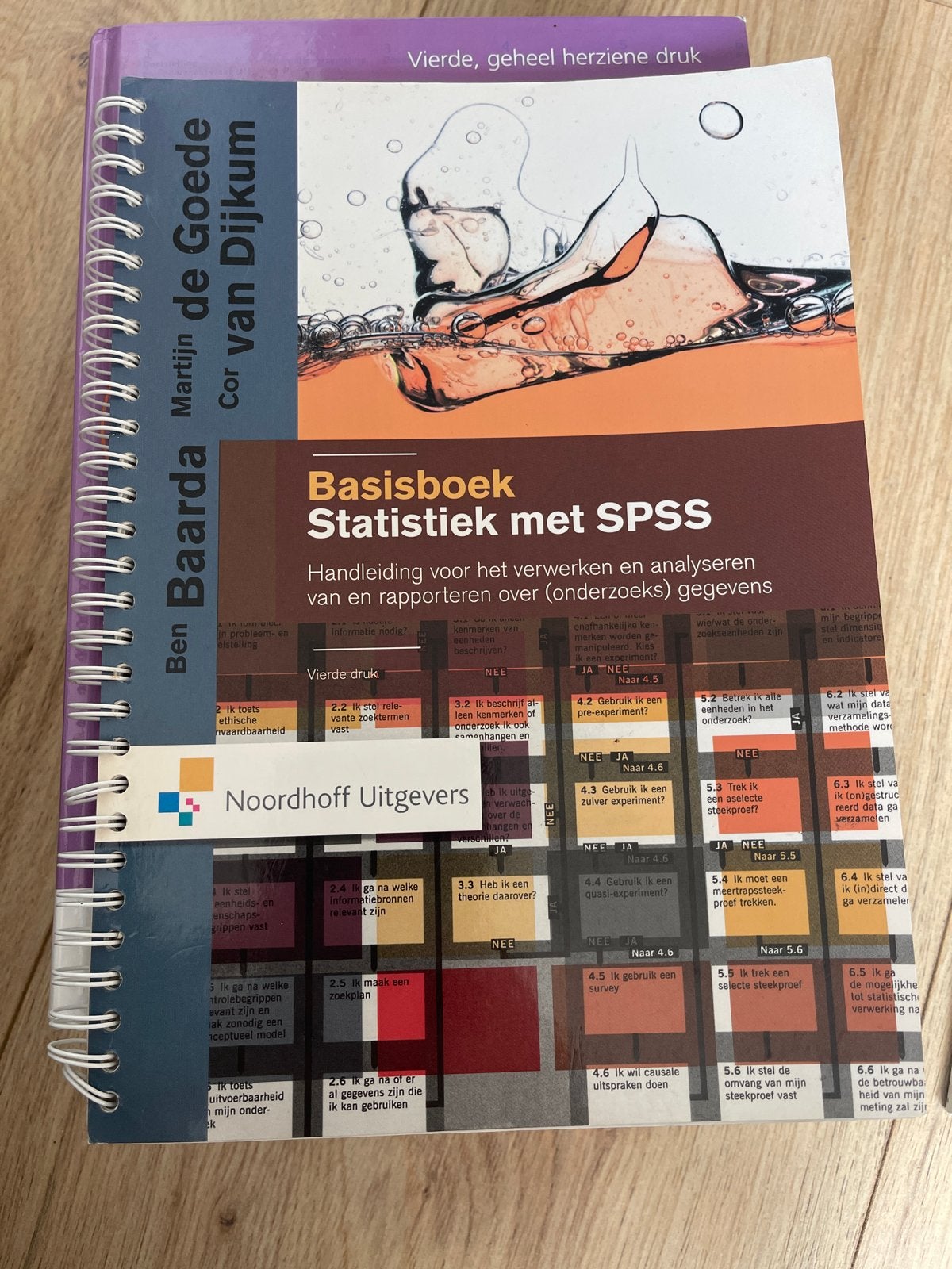 Basisboek Statistiek met SPSS - Baarda & Van Dijkum, Ophalen of Verzenden, Gamma, Zo goed als nieuw, HBO